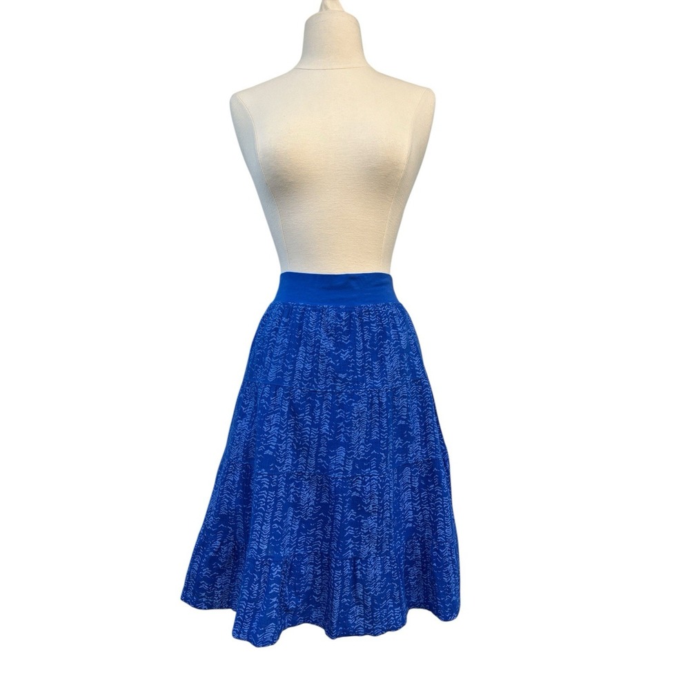 Fresh Produce Peri Blue Lined Skirt- Size Large - Picture 2 of 10
